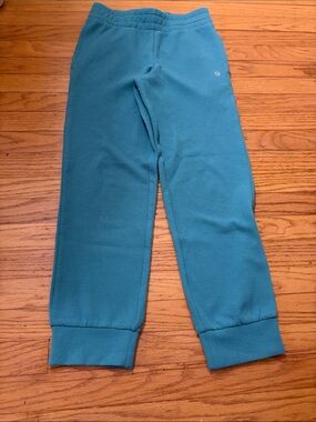 Layer8 teal waffle-knit lounge pants